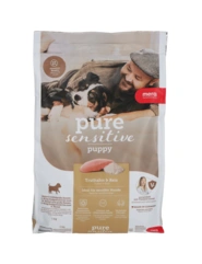 Mera Dog Pure Sensitive Junior – Trockenfutter Mit Truthahn & Reis Für Sensible Junge Hunde, 1kg