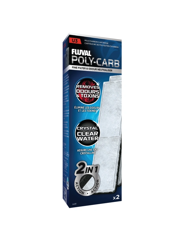 FLUVAL U3 Poly-Aktivkohle Filtereinsatz