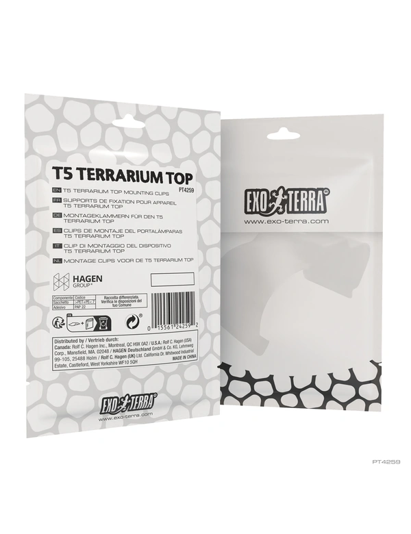 EXO TERRA UVB Leuchtbalken Befestigungsklammern
