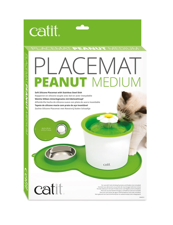 catit Silikonmatte Erdnuss