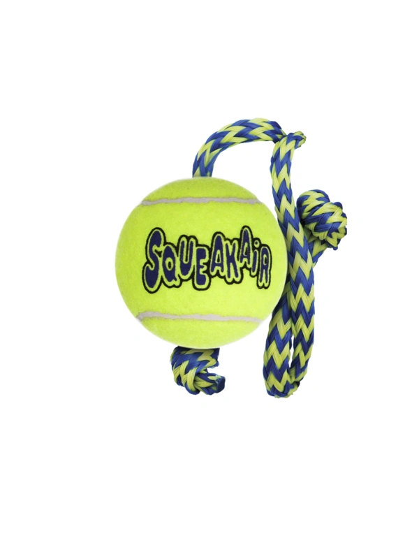 KONG SqueakAir Ball mit Tau