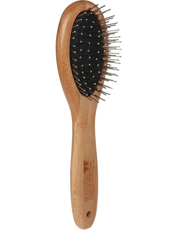 BAMBOO GROOM Bürste Edelstahlpinsel