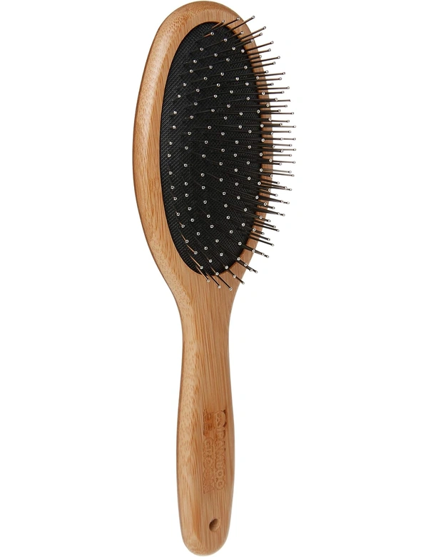 BAMBOO GROOM Bürste Edelstahlpinsel