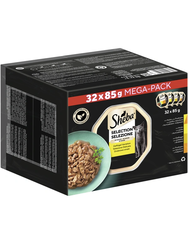Sheba Selection in Sauce Geflügel Variation Multipack