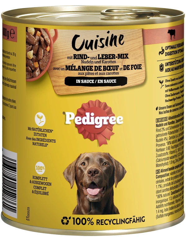 Pedigree Cuisine in Sauce