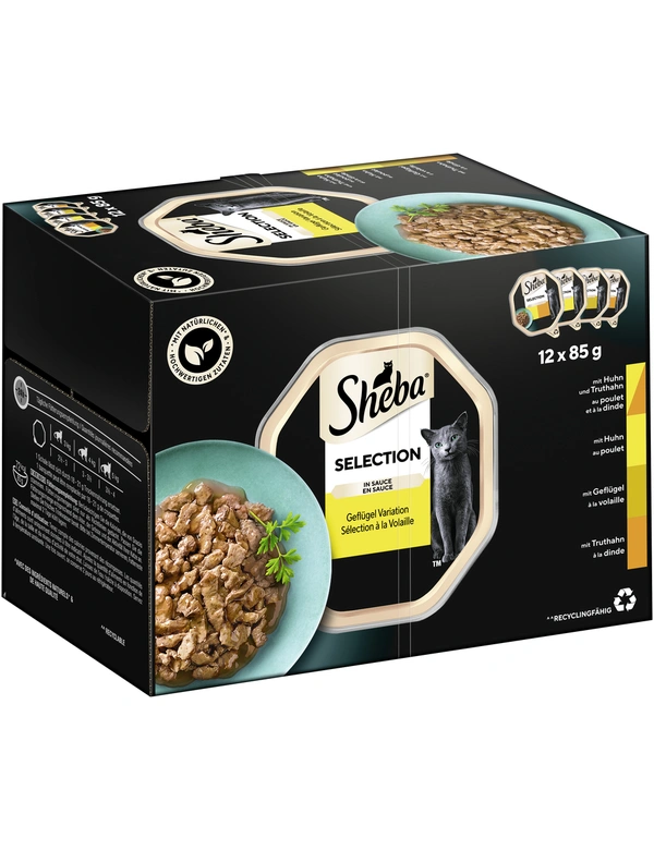 Sheba Selection in Sauce Geflügel Variation Multipack