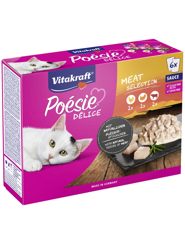 Vitakraft Poésie Délice Meat Selection in Sauce
