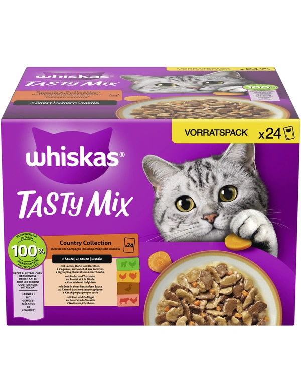 whiskas Tasty Mix Country Collection in Sauce