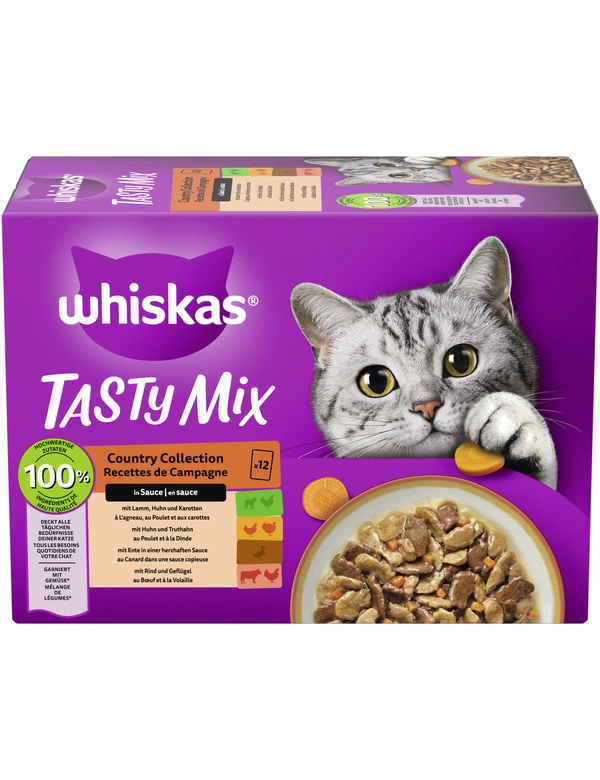 whiskas Tasty Mix Country Collection in Sauce