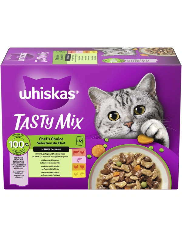 whiskas Tasty Mix Chef's Choice in Sauce