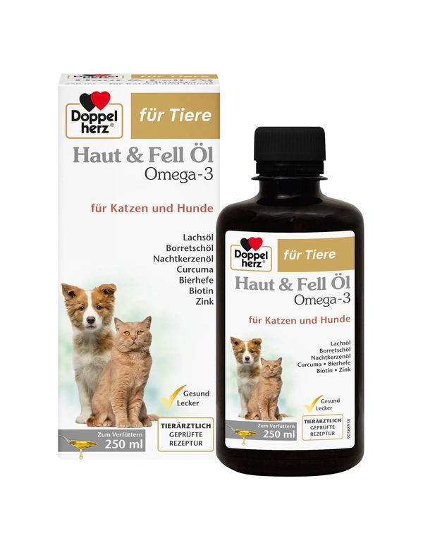 Doppelherz Haut & Fell Öl Katzen & Hunde
