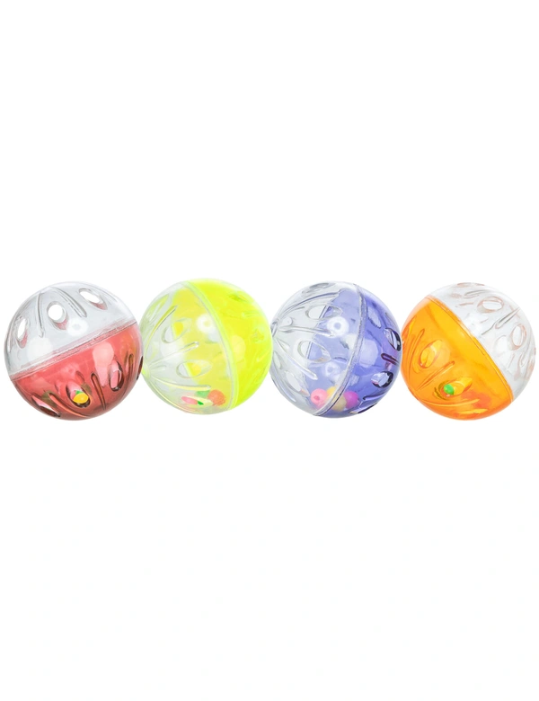 TRIXIE 4er-Set Rasselbälle