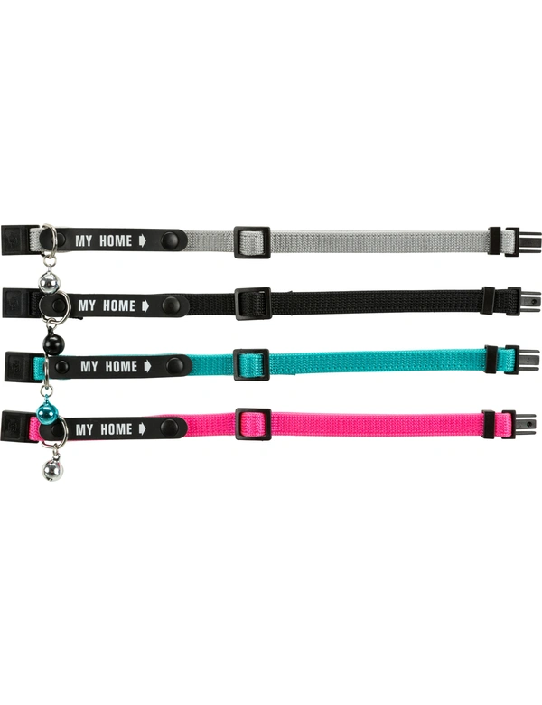 TRIXIE Katzenhalsband mit Adresslasche My Home
