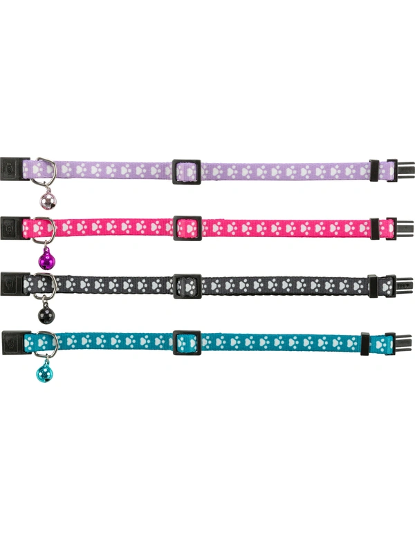 TRIXIE Katzenhalsband Pfotenmotiv