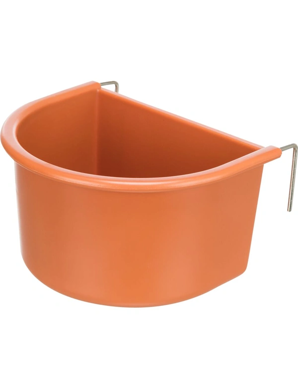 TRIXIE Hängenapf mit Drahthalter Kunststoff