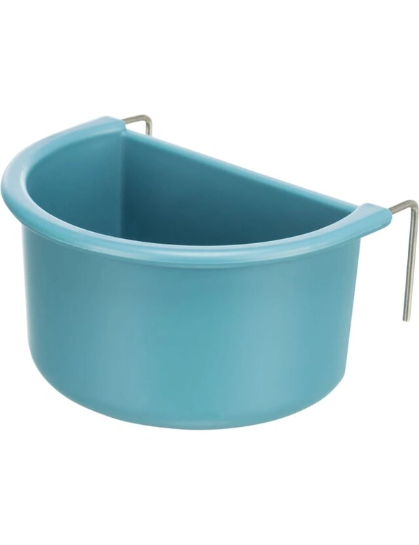 TRIXIE Set Hängenäpfe mit Halter Kunststoff 2er