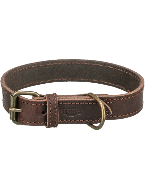 TRIXIE Rustic Fettleder-Halsband