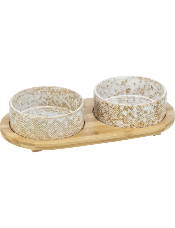 TRIXIE Napf-Set Keramik/Bambus