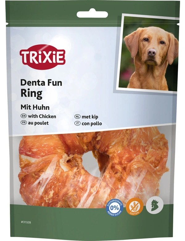 TRIXIE Denta Fun Chicken Chewing Ring
