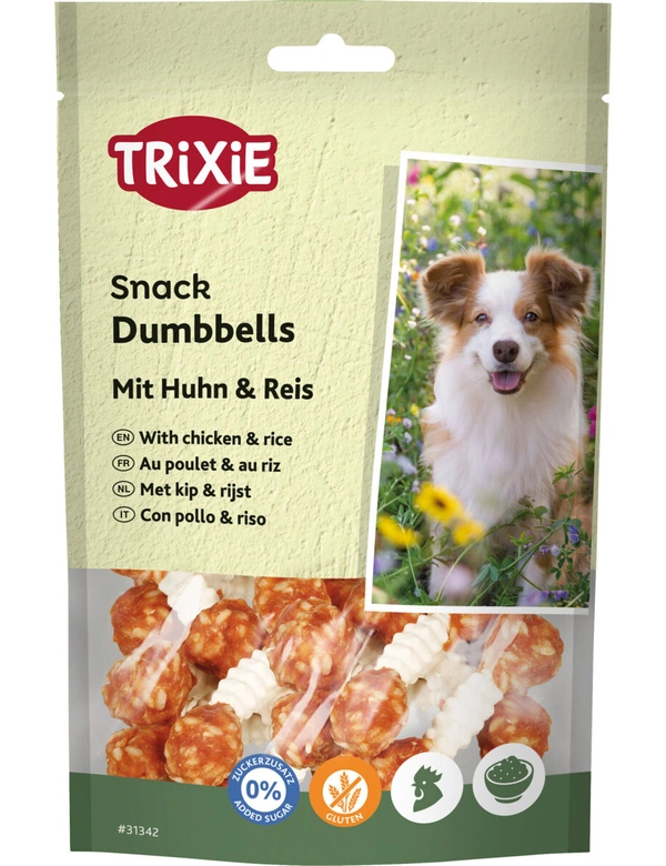 TRIXIE Denta Fun Chicken Chewing Dumbbells