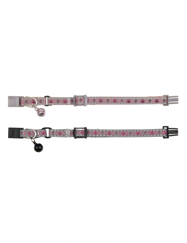 TRIXIE Junior Kätzchenhalsband reflektierend Blümchen