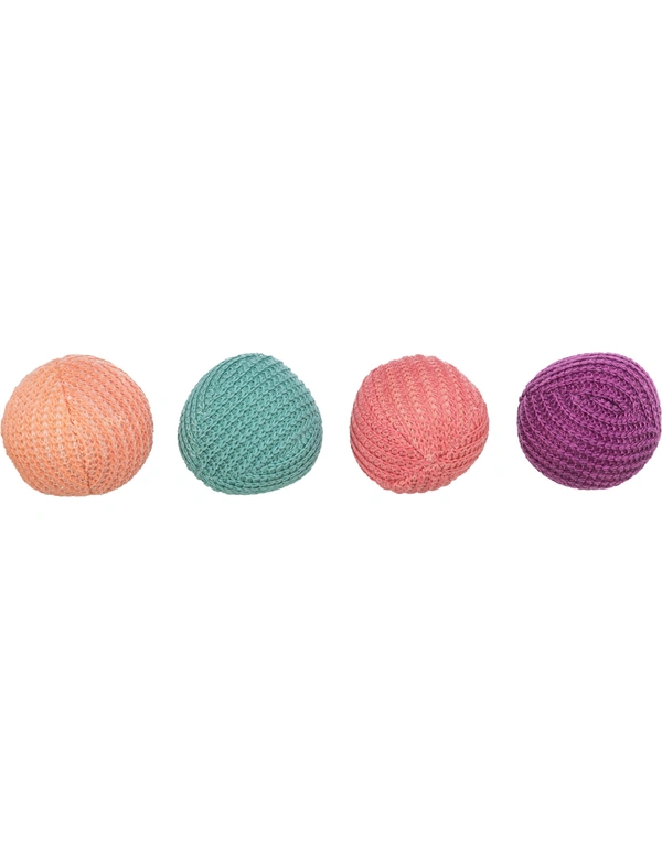 TRIXIE 2er-Set Strickbälle Katzenminze