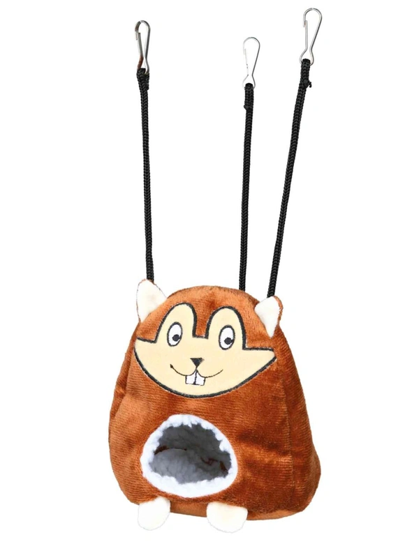 TRIXIE Kuschelhöhle zum Einhängen Hamster-Motiv