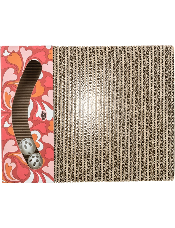 TRIXIE Kratzpappe Valentinstag eckig