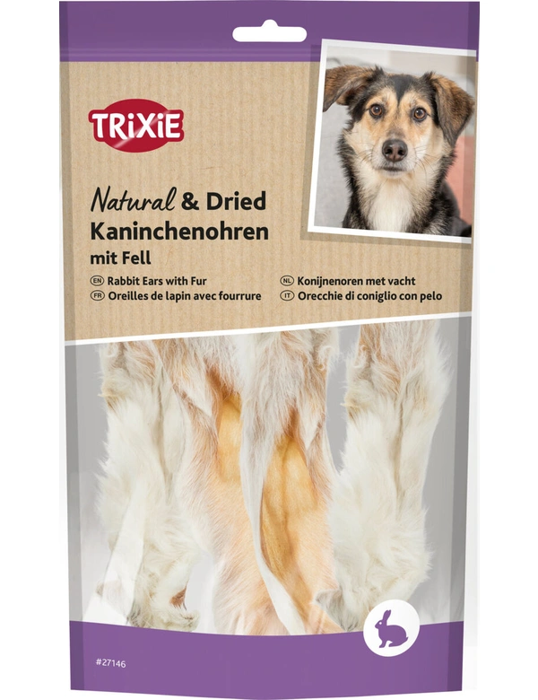 TRIXIE Kaninchenohren mit Fell