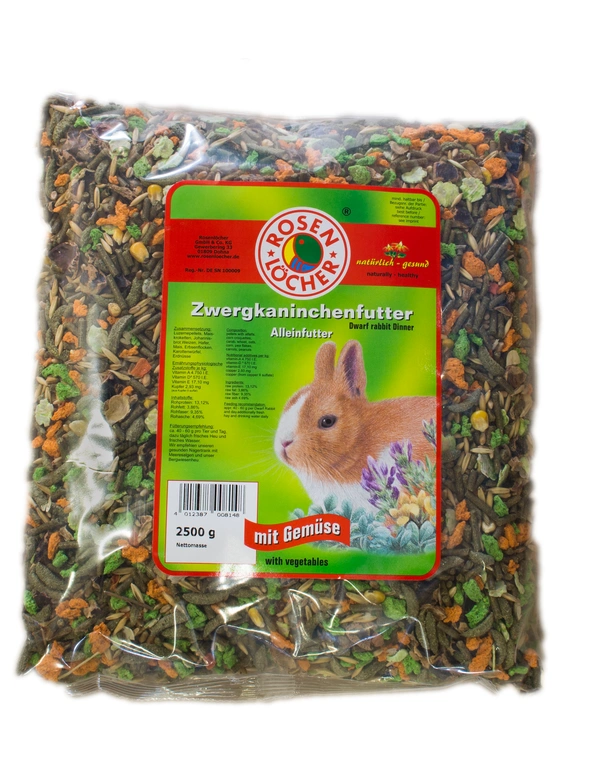 Rosenlöcher Zwergkaninchenfutter