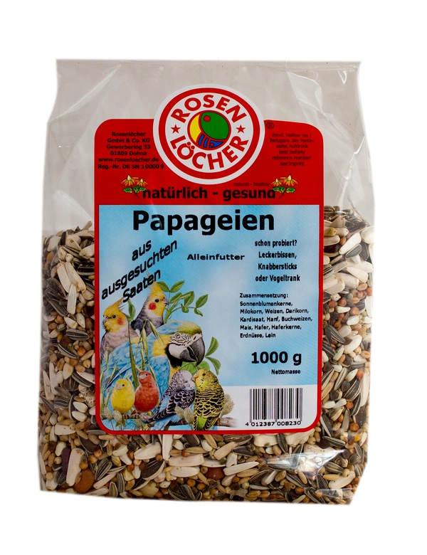 Rosenlöcher Papageienfutter