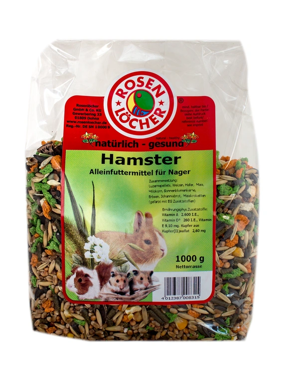 Rosenlöcher Hamsterfutter mit Saaten