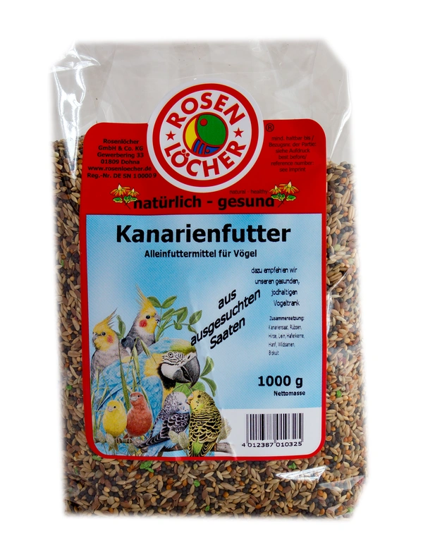 Rosenlöcher Kanarienfutter mit Rübsen & Bisquit