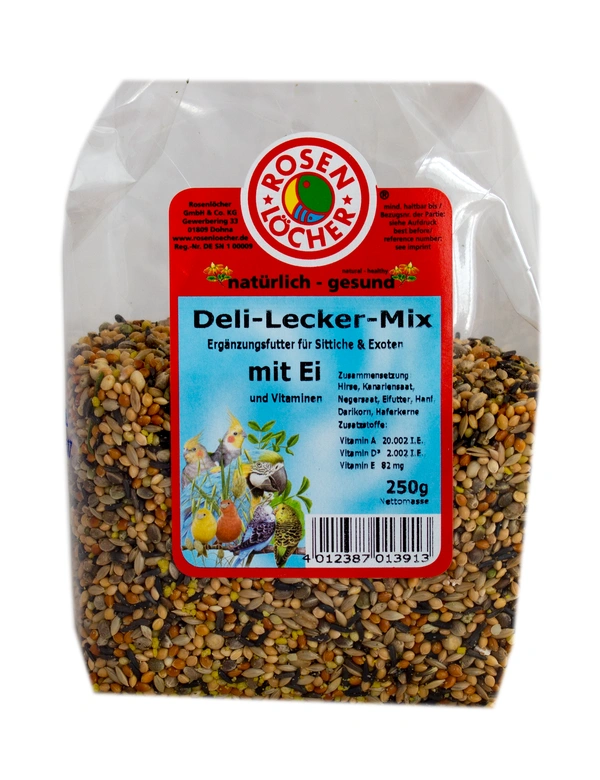 Rosenlöcher DeliLeckerMix für Sittiche & Exoten