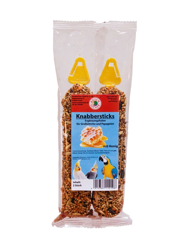 Rosenlöcher Großsittich/Papagei Sticks