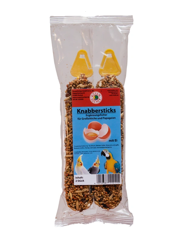 Rosenlöcher Großsittich/Papagei Sticks