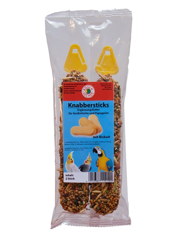 Rosenlöcher Großsittich/Papagei Sticks