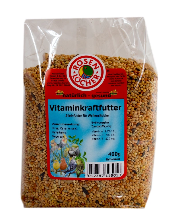 Rosenlöcher Wellensittich Vitaminkraftfutter