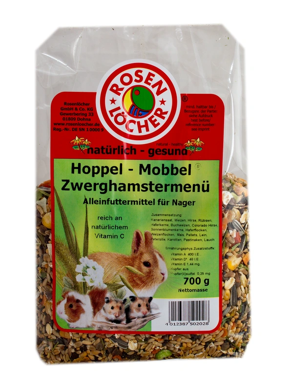 Rosenlöcher Zwerghamstermenü