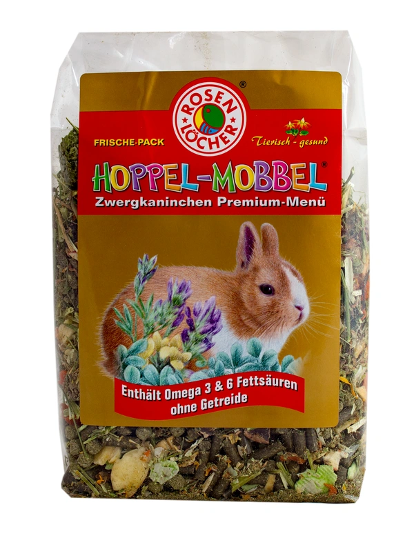 Rosenlöcher Zwergkaninchenfutter Premium Menü