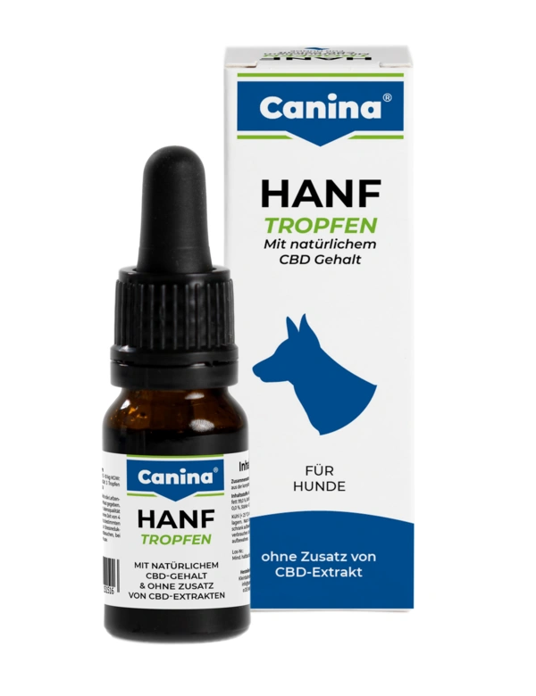 Canina Hanf Tropfen mit natürlichem CBD Gehalt