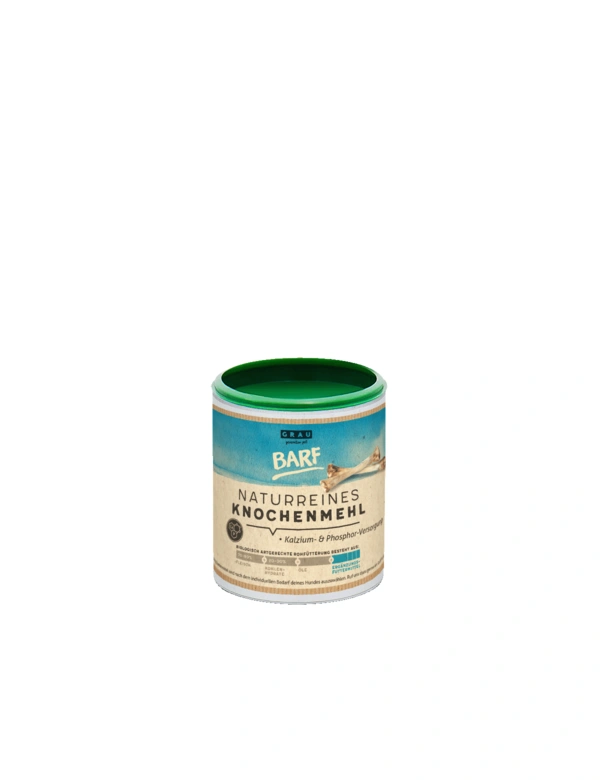 GRAU Naturreines Knochenmehl