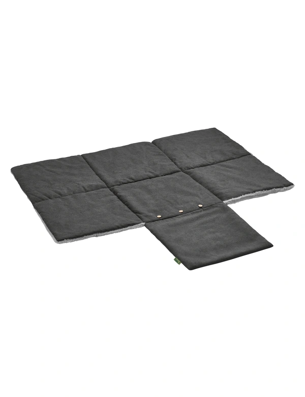 HUNTER Konstanz Hundedecke – Kuschelige Plüschdecke In Edlem Samtlook, 100 X 70 Cm, Schwarz, Waschbar