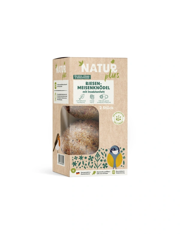 NATURplus Riesenmeisenknödel mit Insektenfett