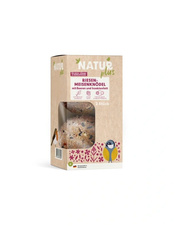 NATURplus Riesenmeisenknödel mit Beeren und Insektenfett