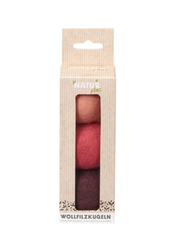 NATURplus Wollfilzkugeln 3er Set