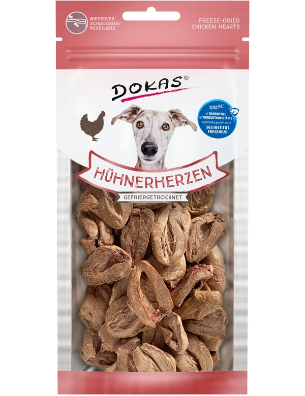 DOKAS Hühnerherzen, gefriergetrocknet