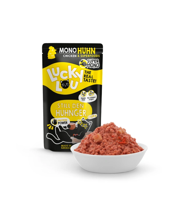 Lucky Lou SuperMono Huhn 125g | DAS FUTTERHAUS