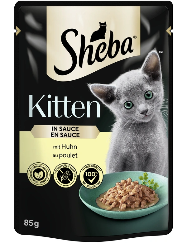 Sheba Kitten in Sauce