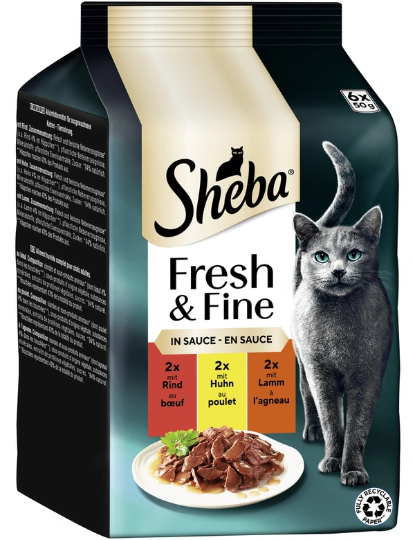 Sheba Fresh & Fine in Sauce Multipack